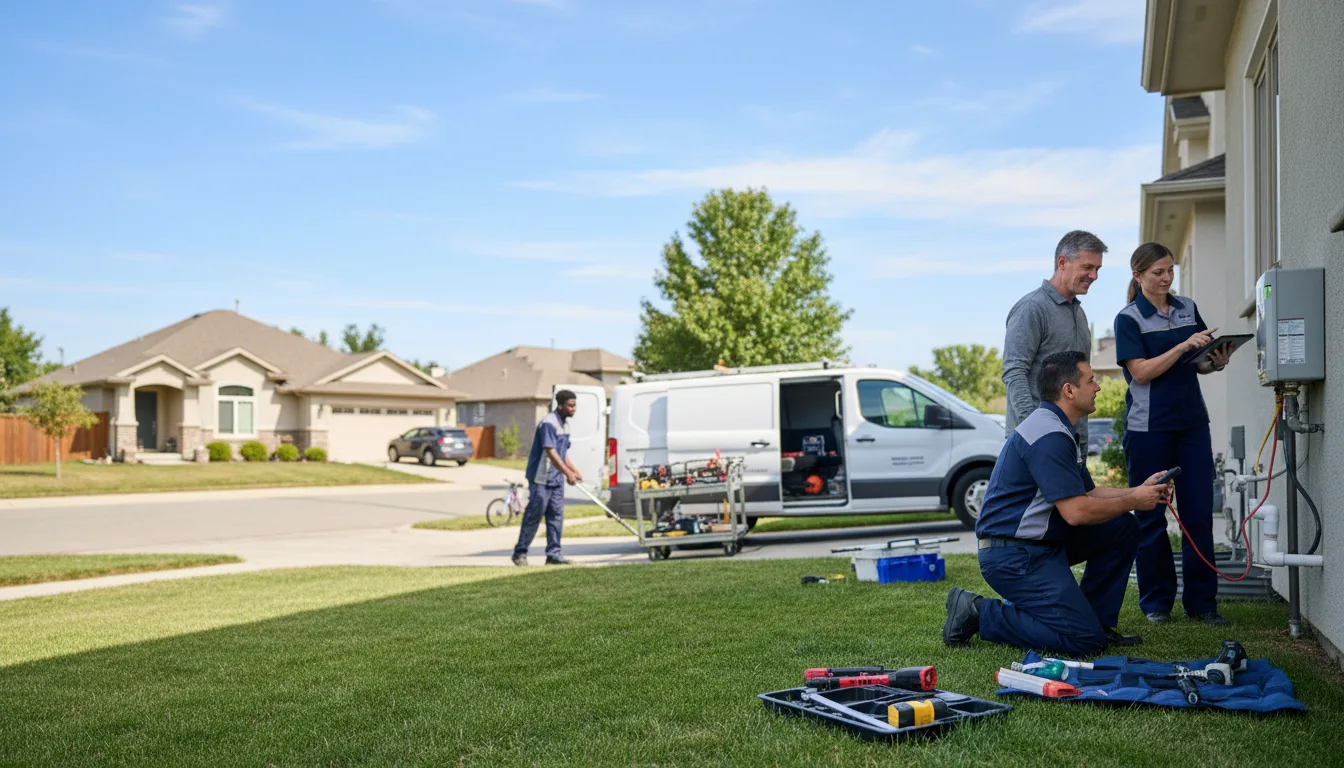 Tankless water heater service in Douglas, NE